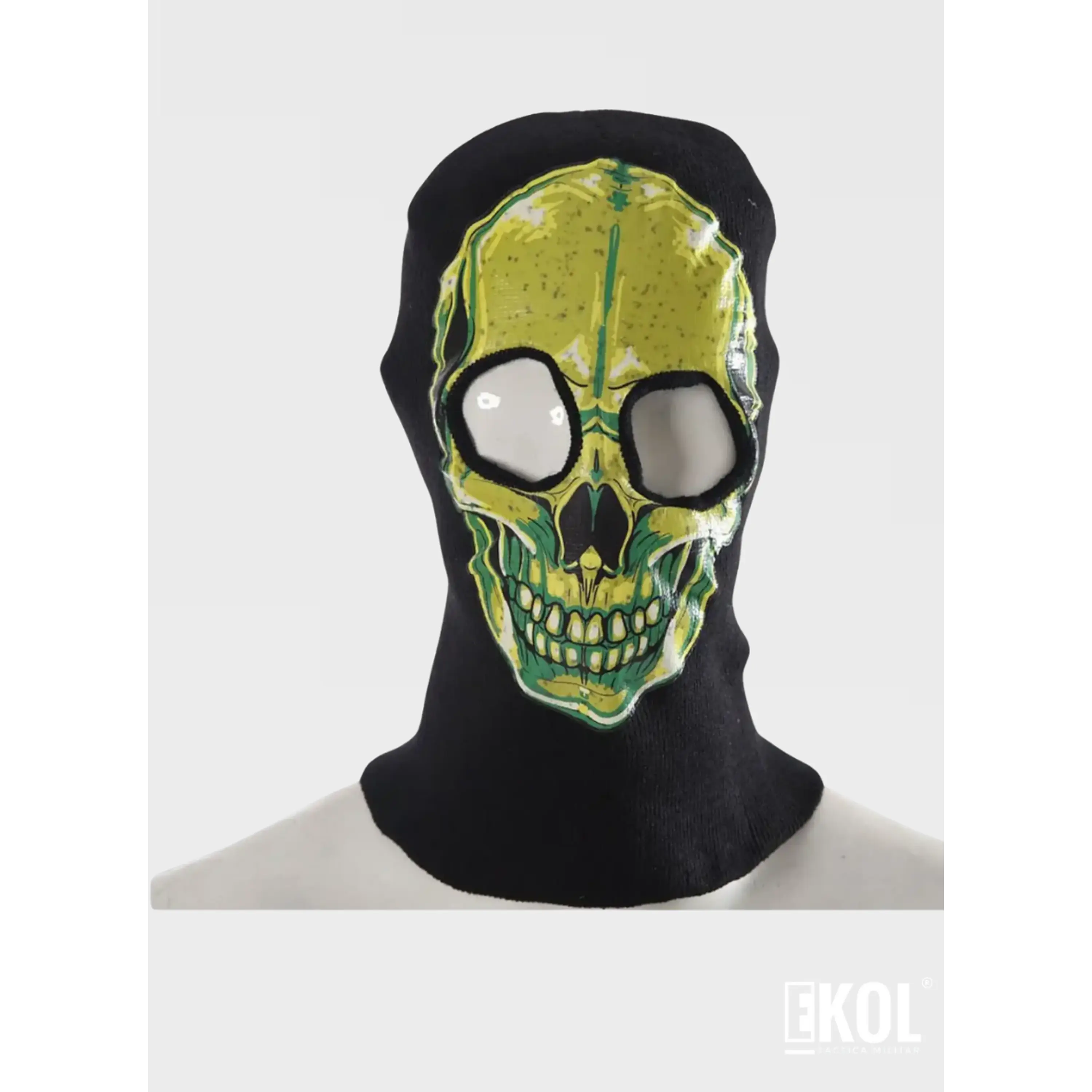 Pasamontaña Calavera Green Airsoft  Paintball 3