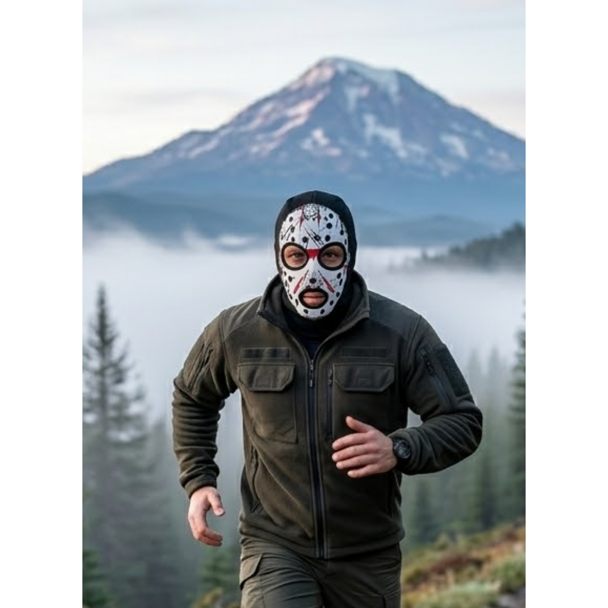 Pasamontaña Calavera White Airsoft Paintball 2