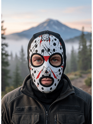 Pasamontaña Calavera White Airsoft Paintball