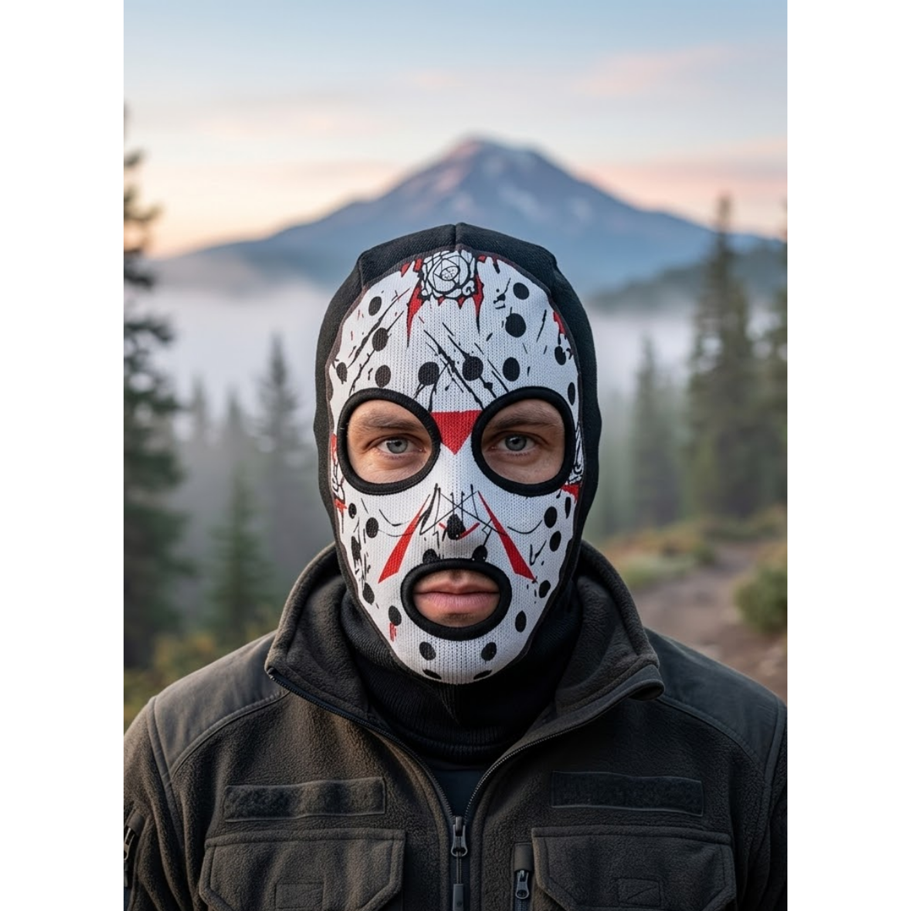 Pasamontaña Calavera White Airsoft Paintball 1