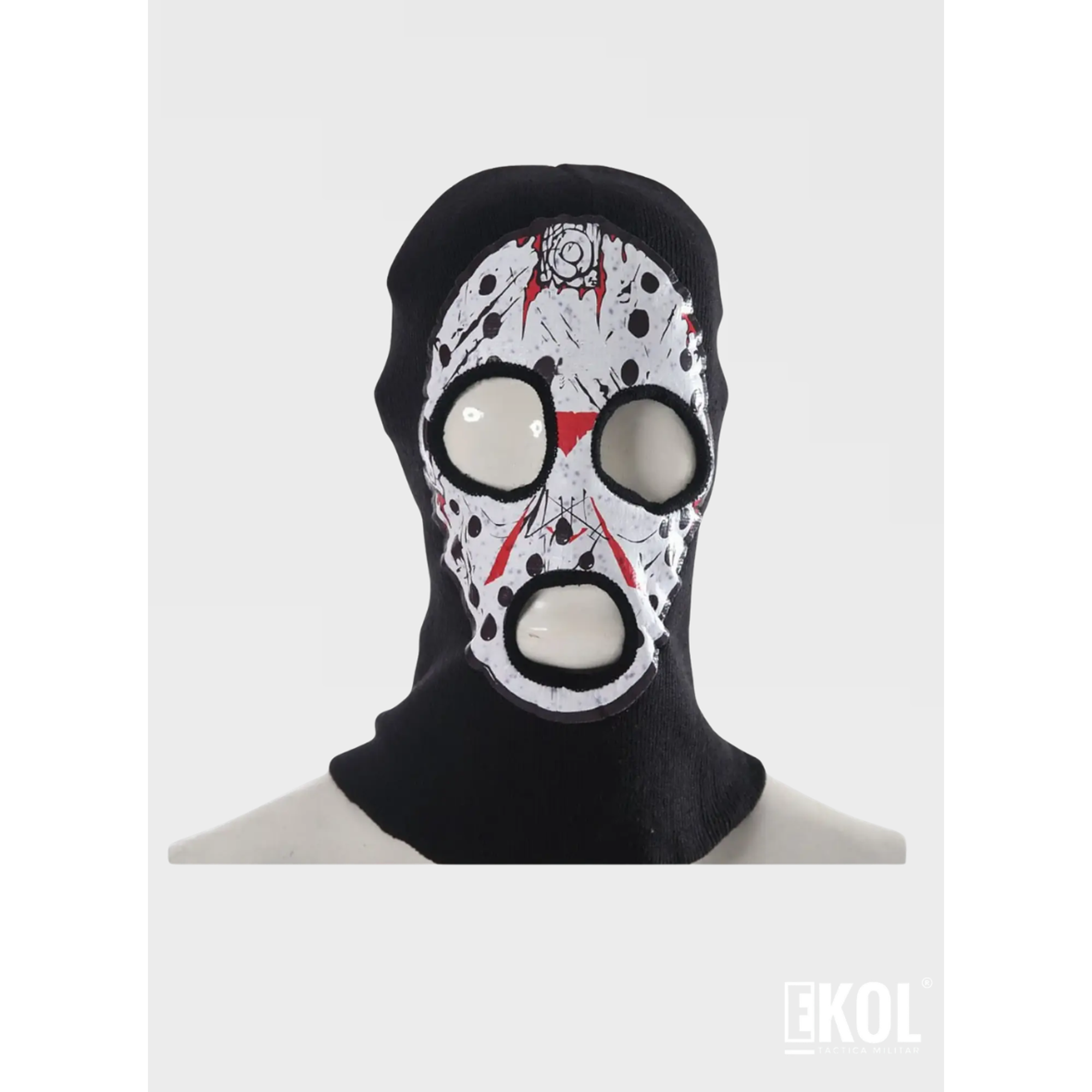Pasamontaña Calavera White Airsoft Paintball 4
