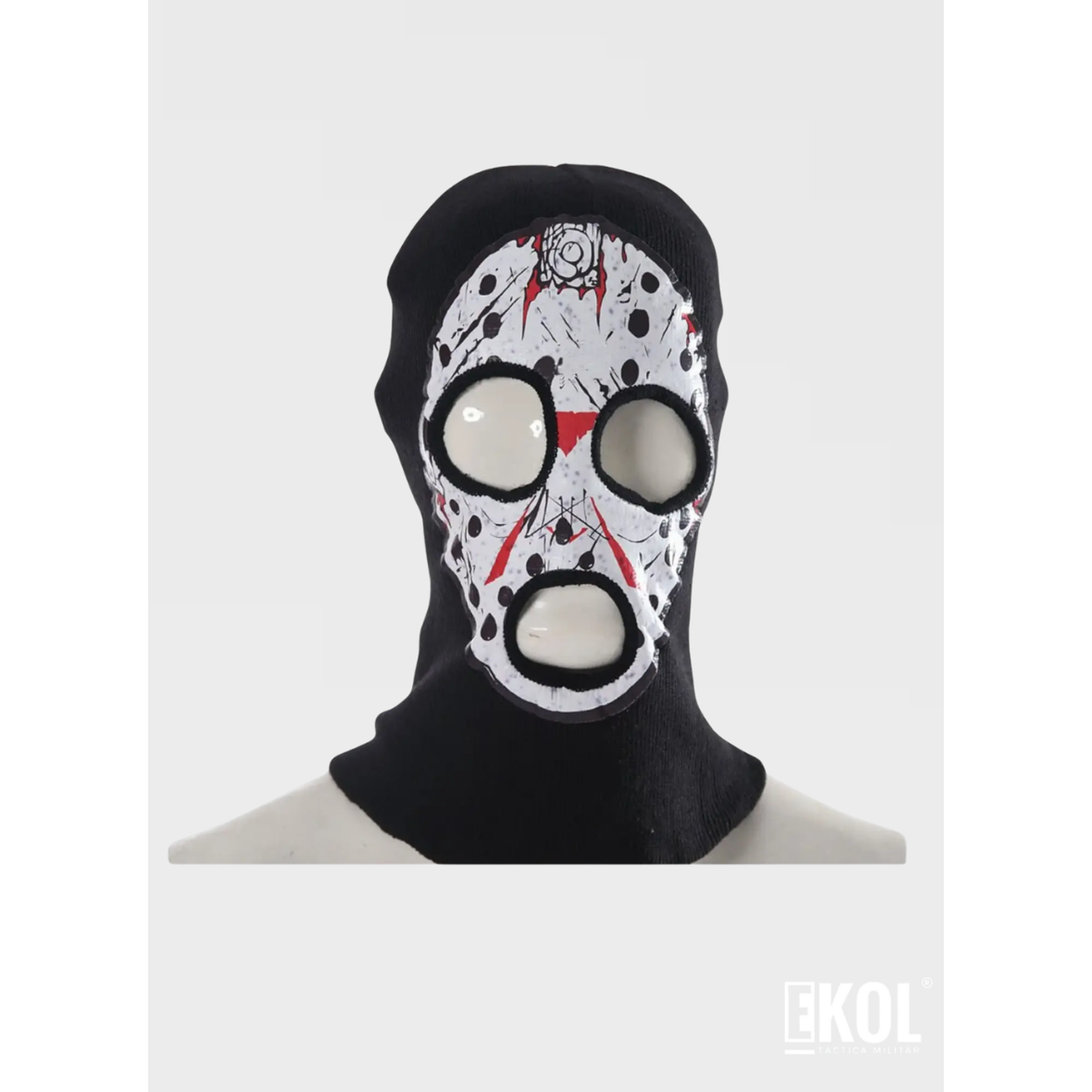 Pasamontaña Calavera White Airsoft Paintball 4