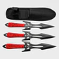 Set de 3 Cuchillos de Lanzamiento Rayo + Estuche Táctico Outdoor - Miniatura 6