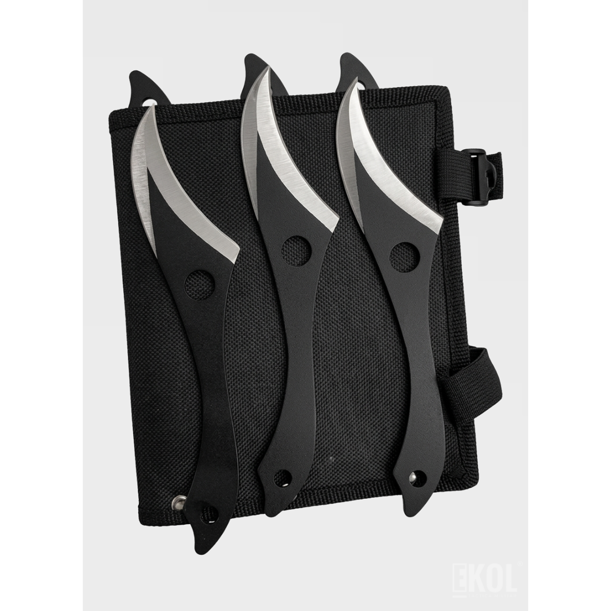 Set Completo de 6 Cuchillos Lanzadores Tácticos Militares y de Defensa (19 cm) 5