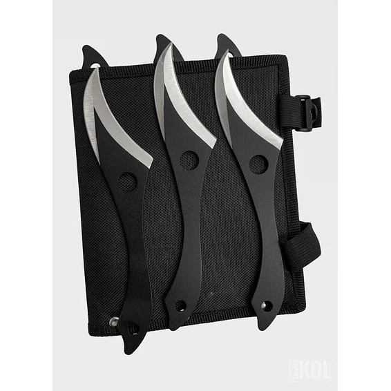 Set Completo de 6 Cuchillos Lanzadores Tácticos Militares y de Defensa (19 cm) 5