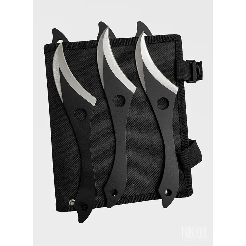 Set Completo de 6 Cuchillos Lanzadores Tácticos Militares y de Defensa (19 cm) 5