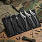 Set Completo de 6 Cuchillos Lanzadores Tácticos Militares y de Defensa (19 cm) - Miniatura 1