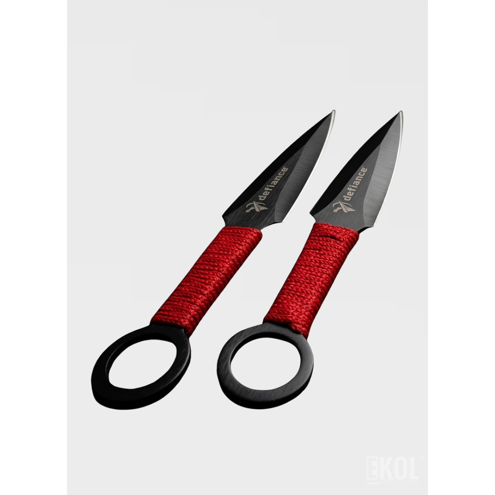 Set de 3 Cuchillos de Lanzamiento Profesionales - 16 cm - Acero Inoxidable de Alta Resistencia con Funda 2