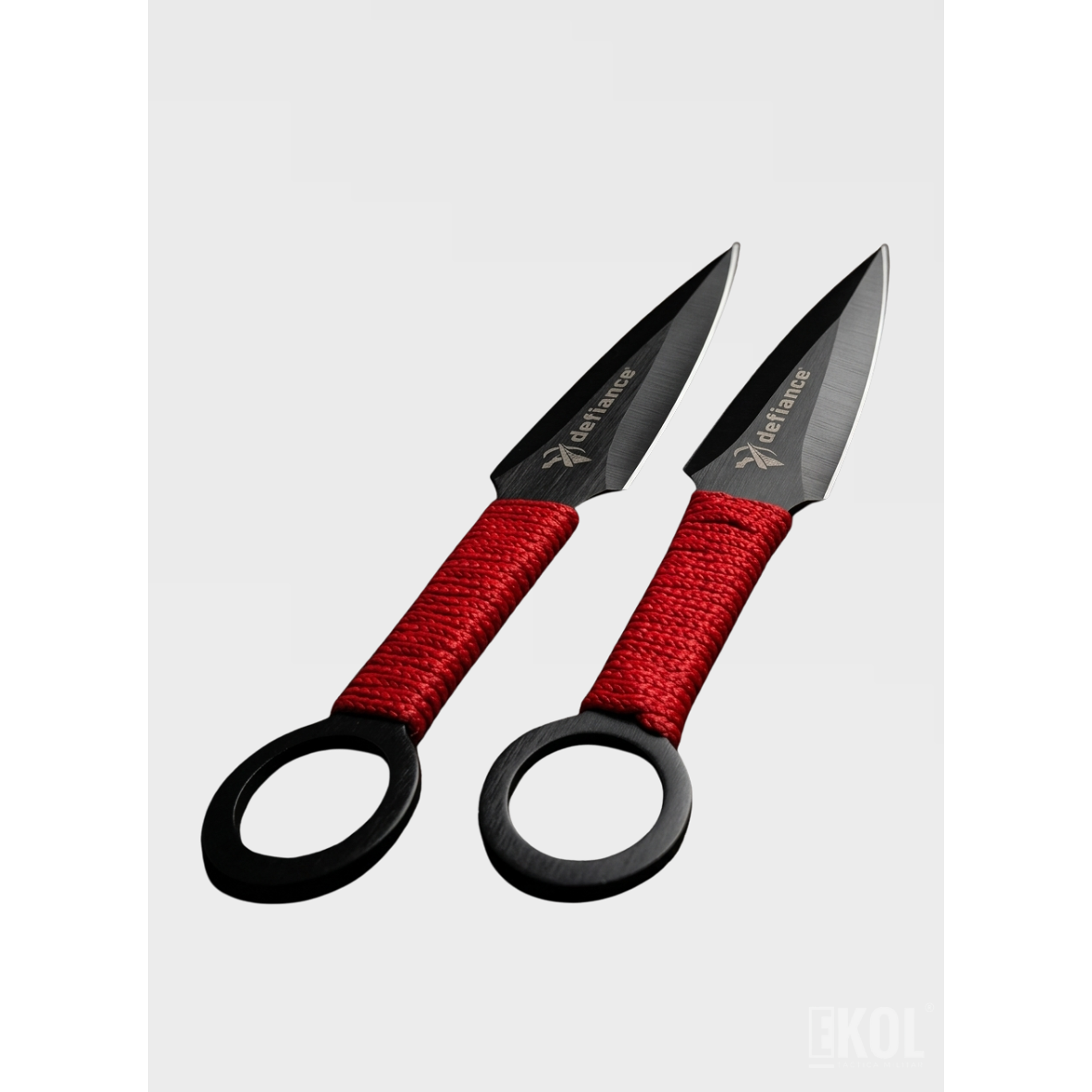 Set de 3 Cuchillos de Lanzamiento Profesionales - 16 cm - Acero Inoxidable de Alta Resistencia con Funda 2