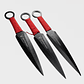 Set de 3 Cuchillos de Lanzamiento Profesionales - 16 cm - Acero Inoxidable de Alta Resistencia con Funda - Miniatura 4
