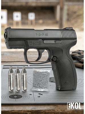 Pistola Umarex TDP. 45 Semiautomática BB CO2 Air Pistol