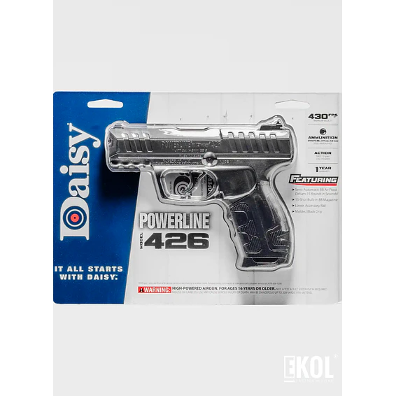 Pistola Daisy 426 Semiautomática Power Line CO2 Air Pistol 6