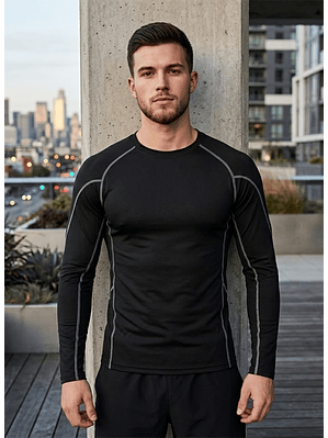 Camiseta Primera Capa Algodón Invierno Deportiva