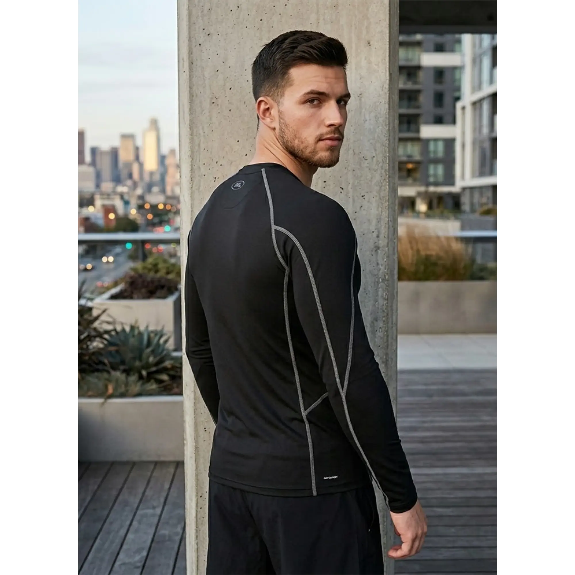 Camiseta Primera Capa Algodón Invierno Deportiva 5