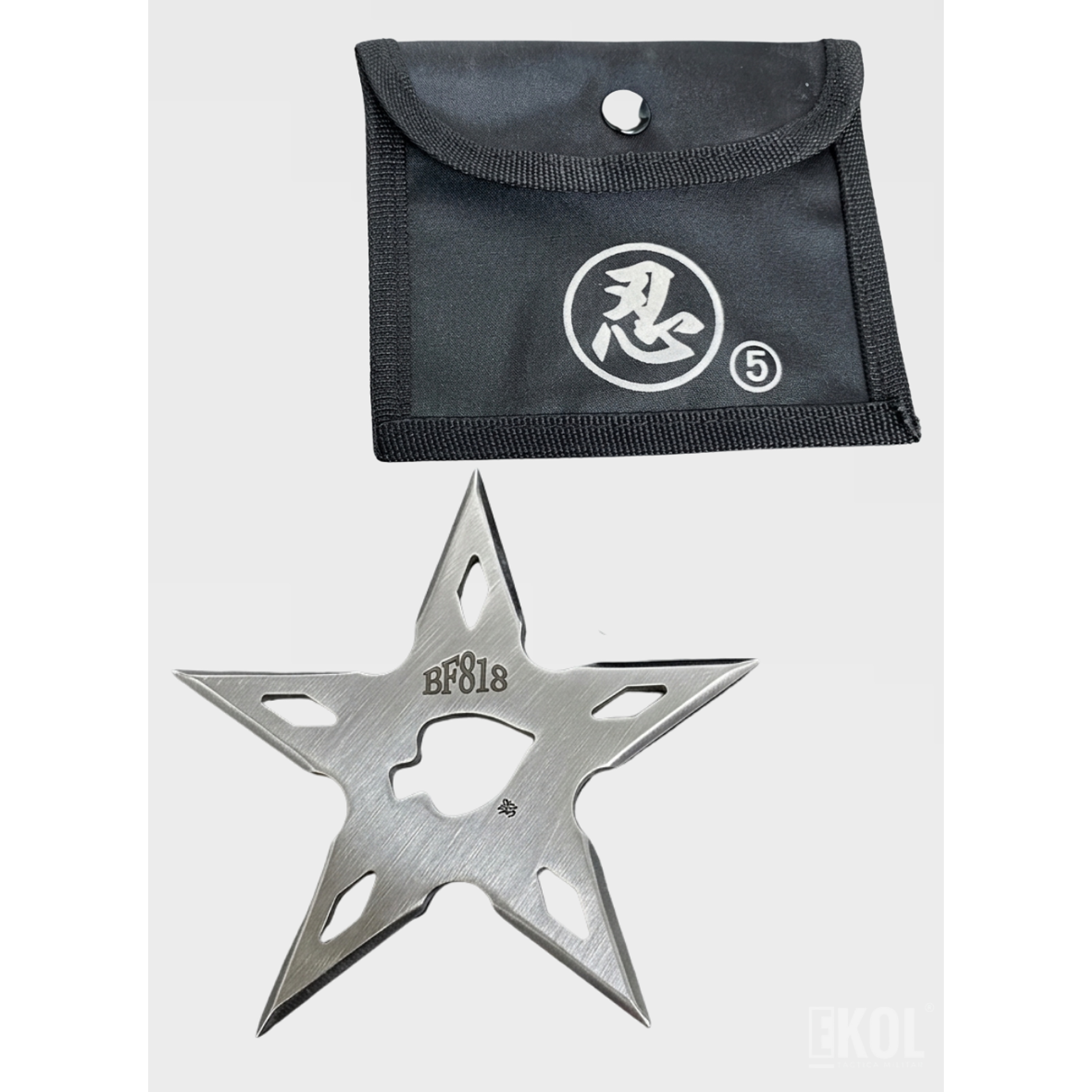 Shuriken Estrella Ninja de 5 Puntas - Táctico Militar 9.5cm 4