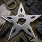 Shuriken Estrella Ninja de 5 Puntas - Táctico Militar 9.5cm - Miniatura 1