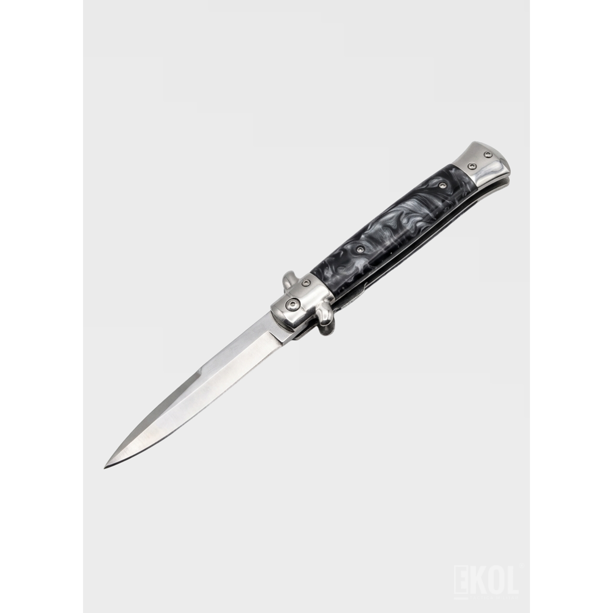 Navaja Stiletto Kriegar 21cm Supervivencia y Camping - Acero Inoxidable 3