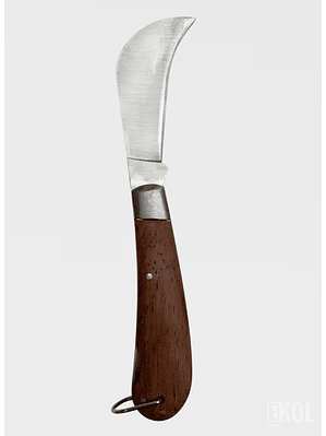 Navaja Cortapluma Corvo 18cm Mango Madera Acero Inoxidable