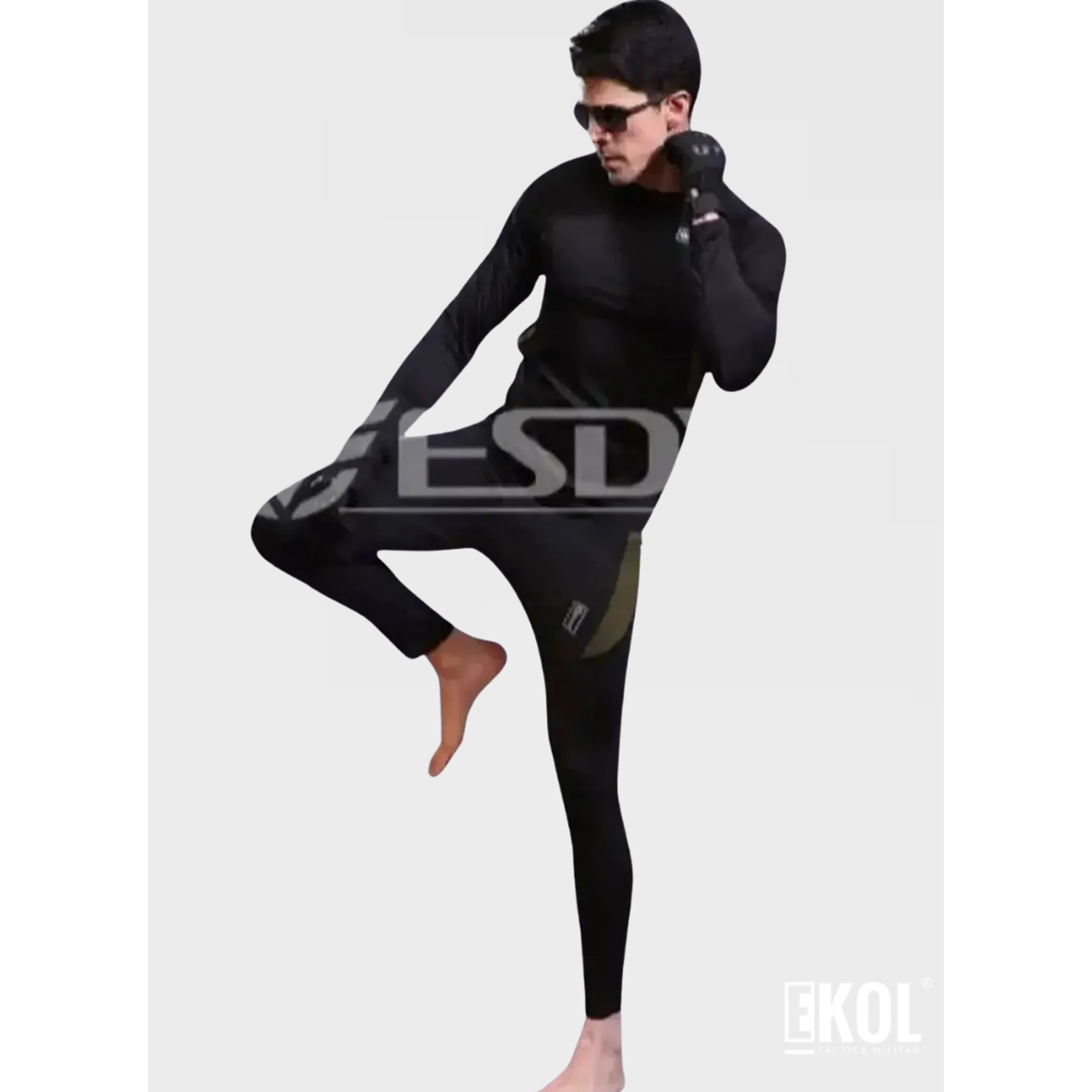 Conjunto Primera Capa Polera Pantalon Termico Esdy 6