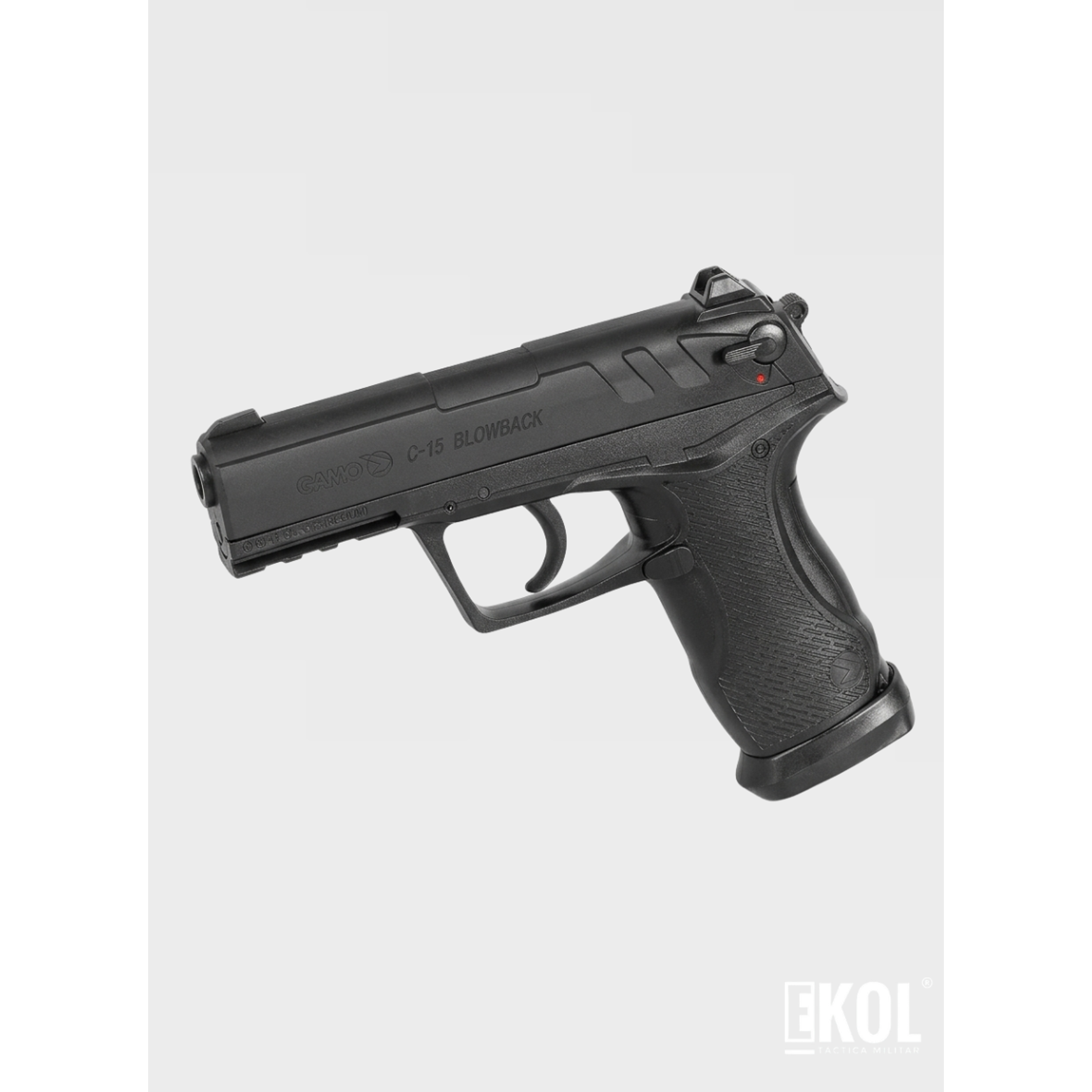 Pistola Gamo C-15 Blowback Dual Balin Poston 2