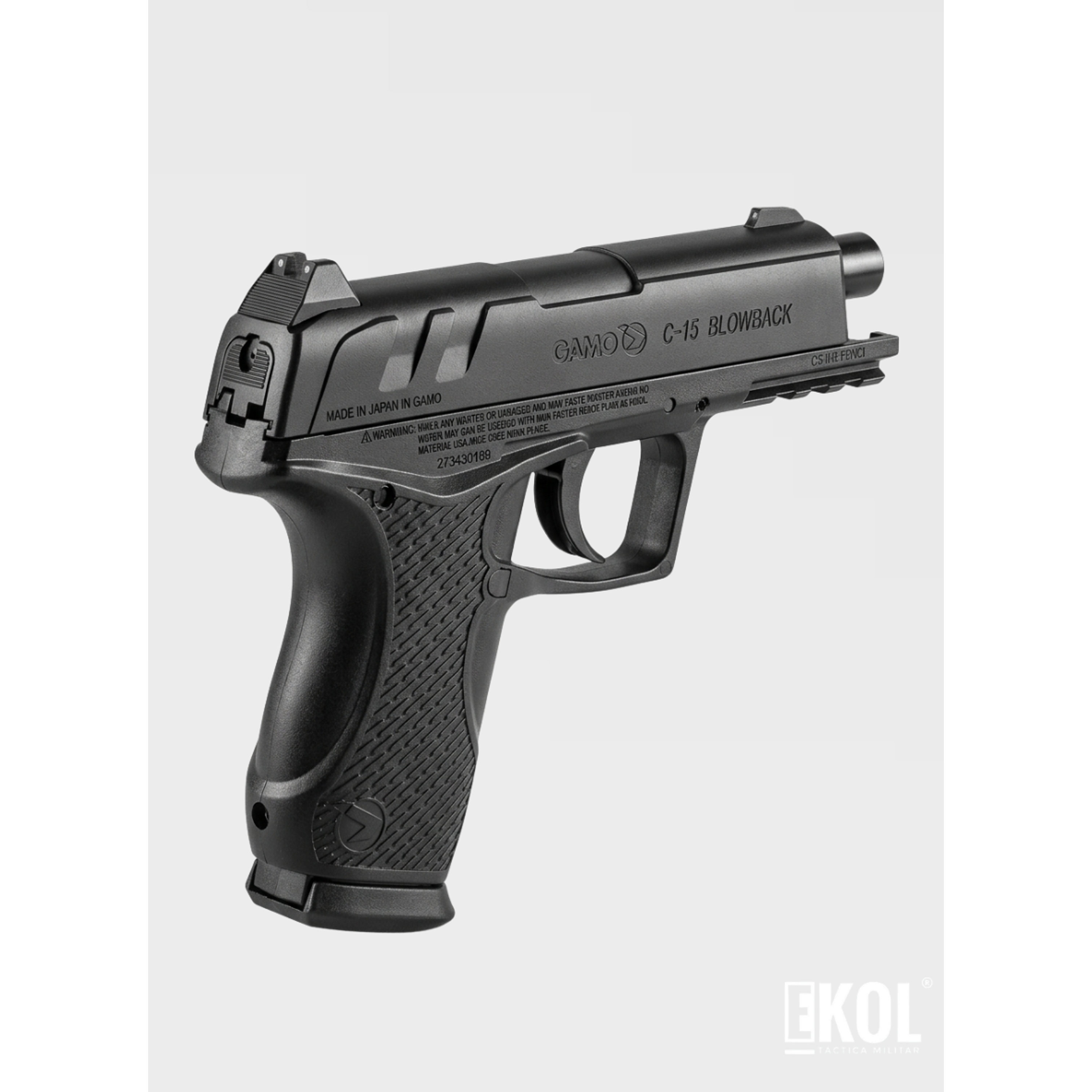 Pistola Gamo C-15 Blowback Dual Balin Poston 5