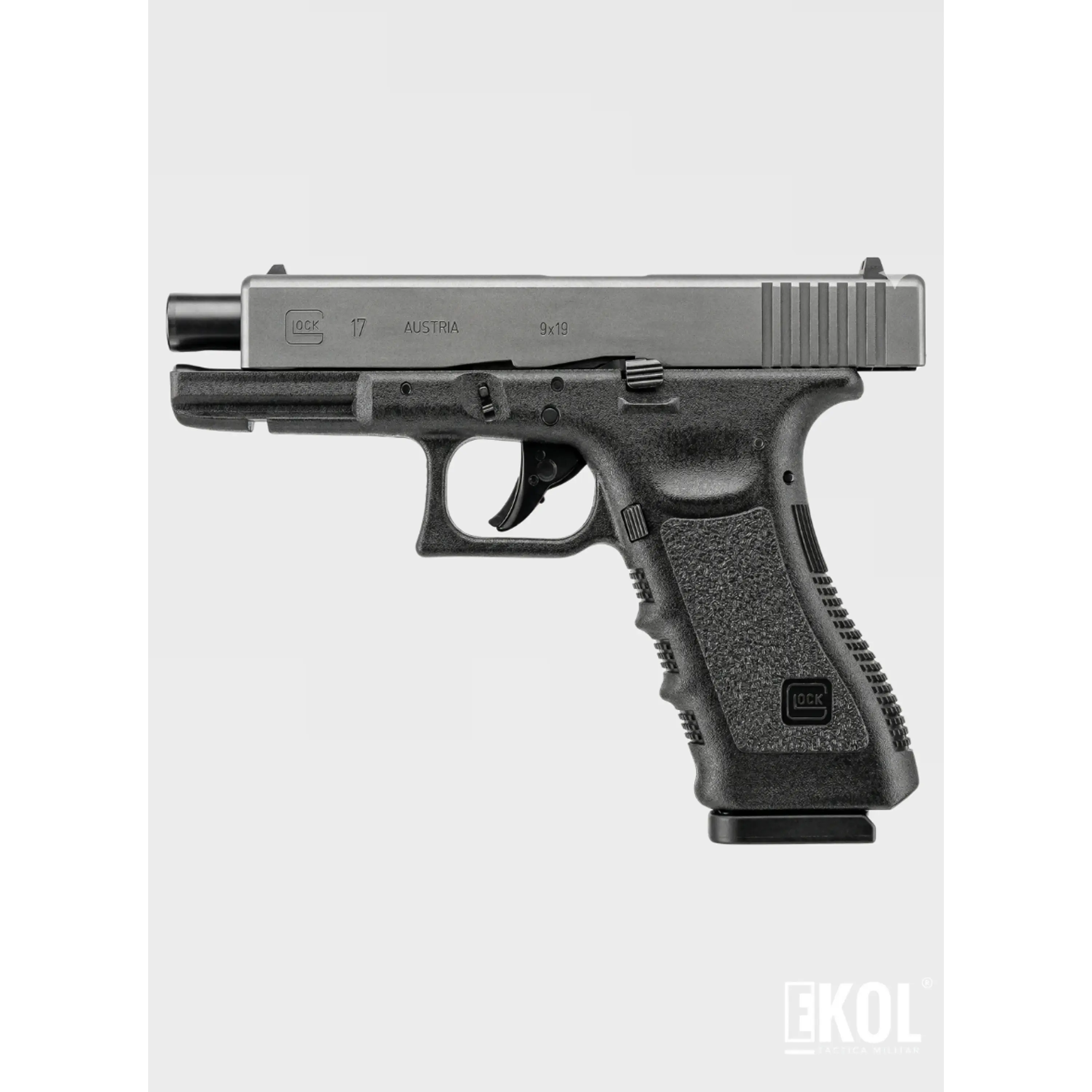 PISTOLA GLOCK 17 3G UMAREX POSTON Y BALIN 4,5 ( LICENCIADA ) BLOWBACK CO2 CARGADOR SEPARADO 4