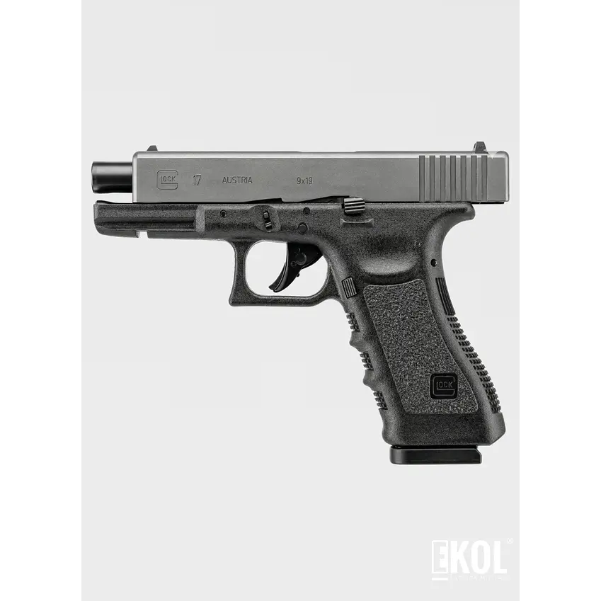 PISTOLA GLOCK 17 3G UMAREX POSTON Y BALIN 4,5 ( LICENCIADA ) BLOWBACK CO2 CARGADOR SEPARADO 4