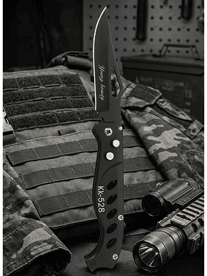 Navaja Táctica Militar KK-528 Plegable Caza Supervivencia 19cm
