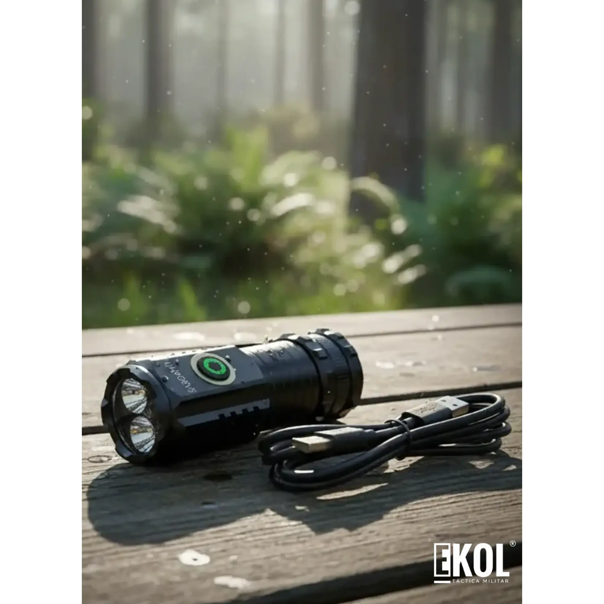 Linterna COBA LED F350 – Sumergible para Senderismo y Emergencias 1