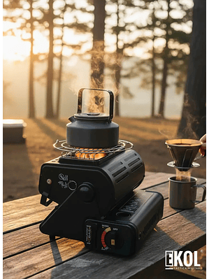 Calefactor Estufa A Gas Portatil Supervivencia Camping
