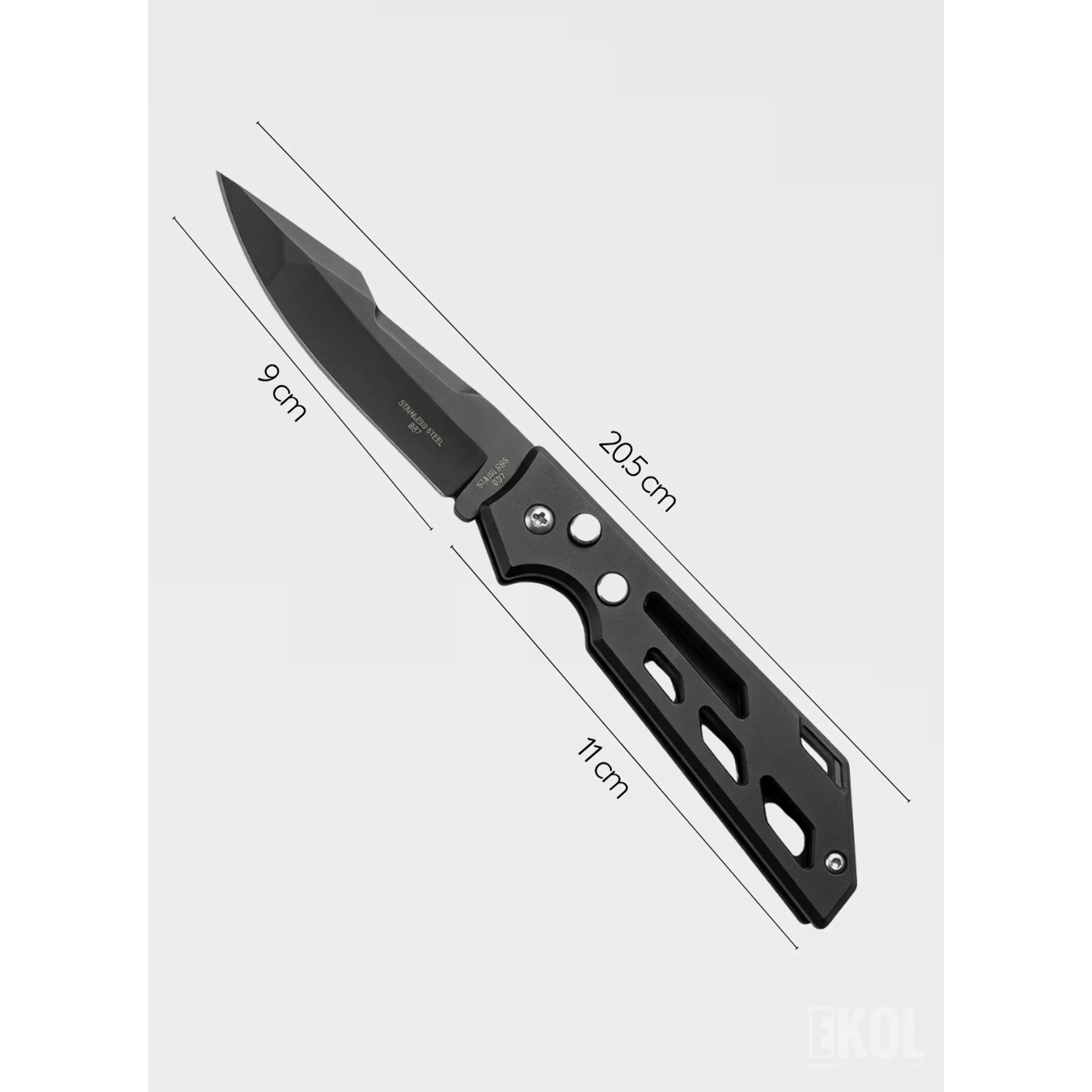 Navaja De Caza Y Supervivencia 887 Acero Inoxidable 20.5 Cm 3