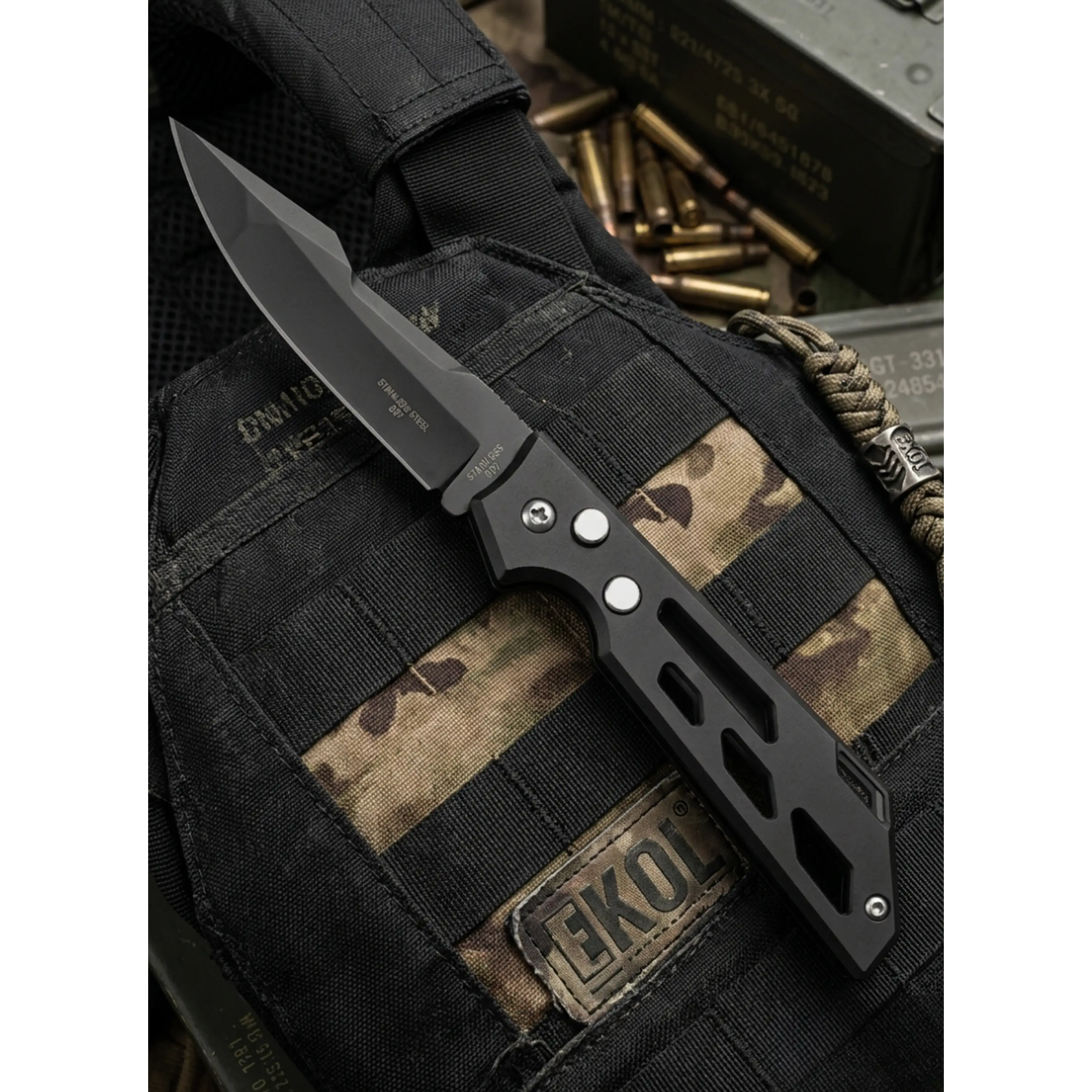 Navaja De Caza Y Supervivencia 887 Acero Inoxidable 20.5 Cm 1