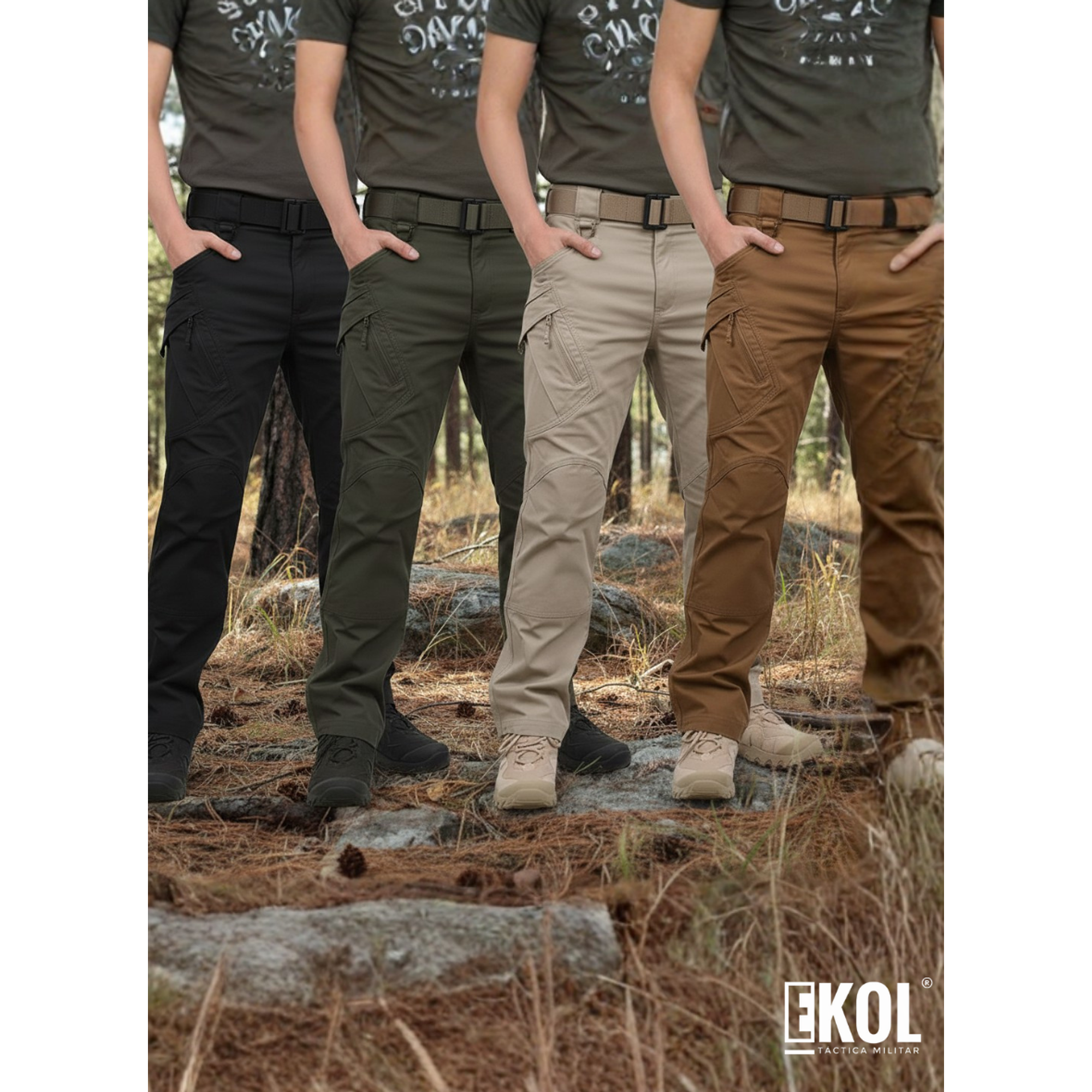 Pantalón Cargo Táctico Outdoor Alto Rendimiento 1