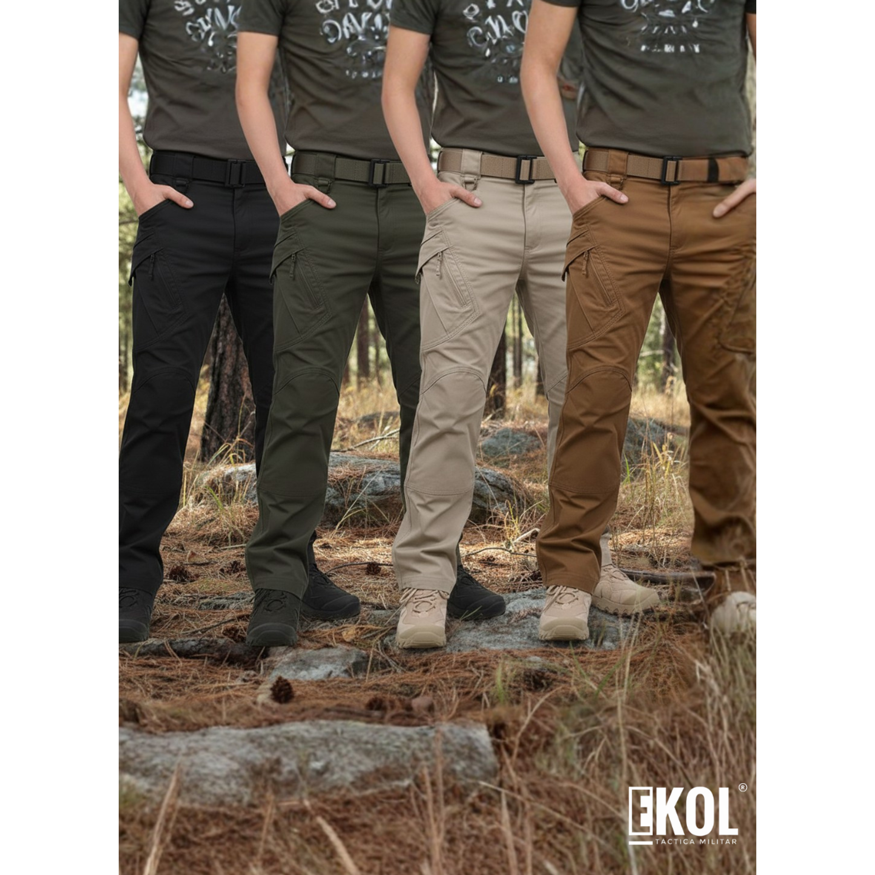Pantalón Cargo Táctico Outdoor Alto Rendimiento 1