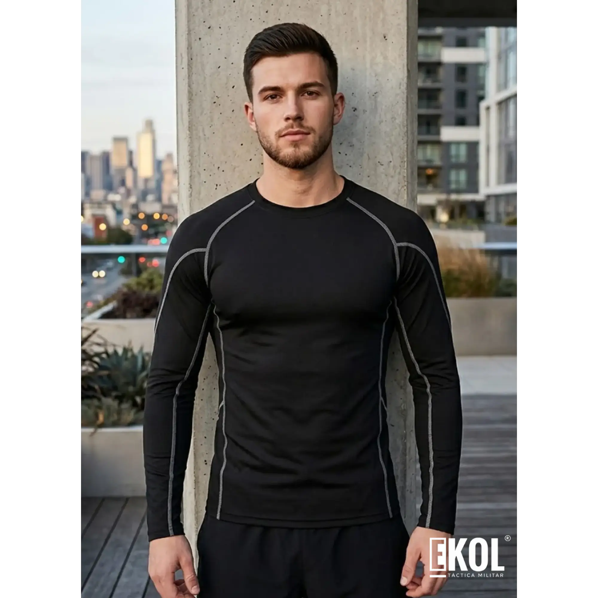 Camiseta Primera Capa Algodón Invierno Deportiva 1