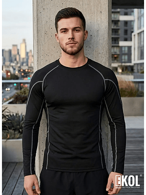 Camiseta Primera Capa Algodón Invierno Deportiva