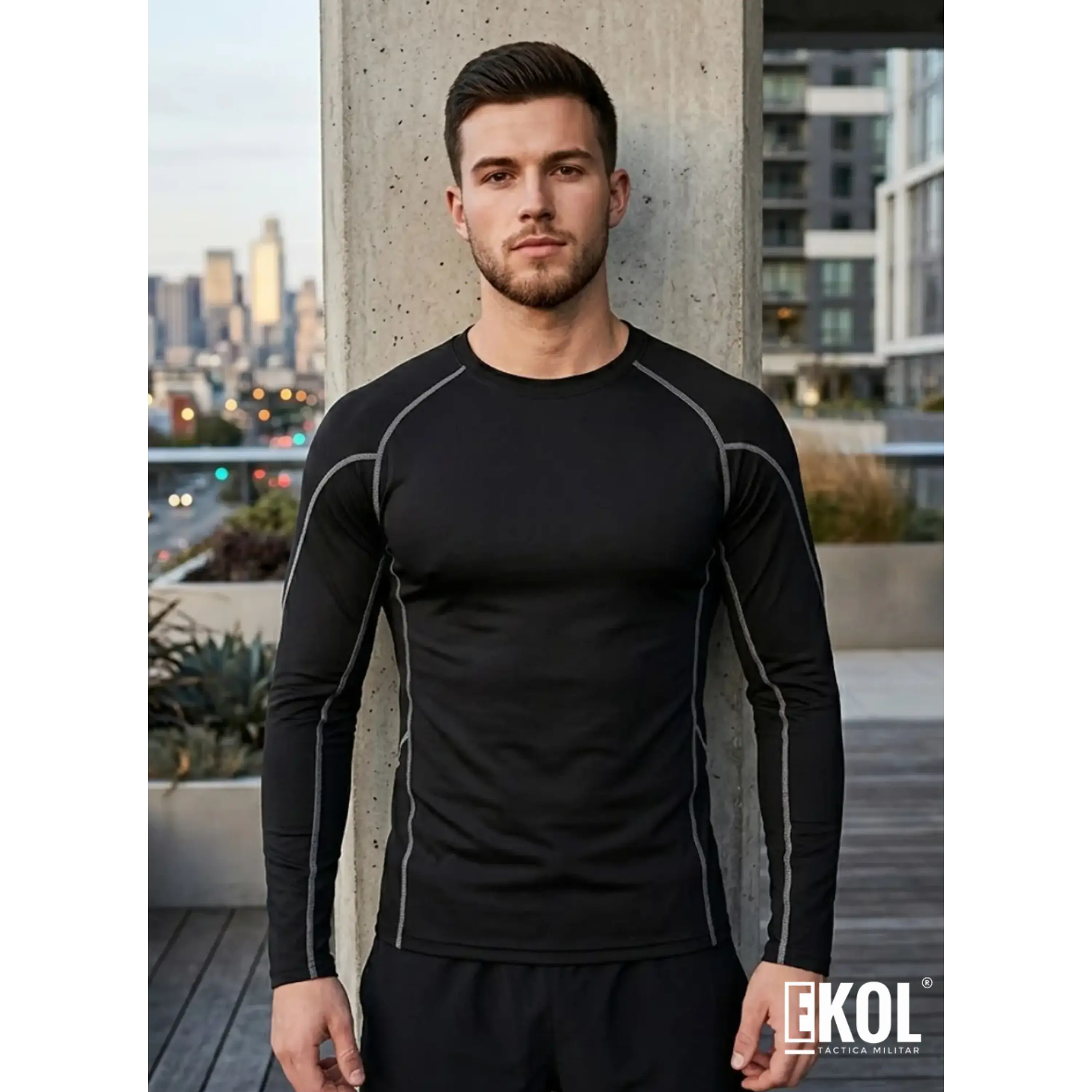 Camiseta Primera Capa Algodón Invierno Deportiva 1