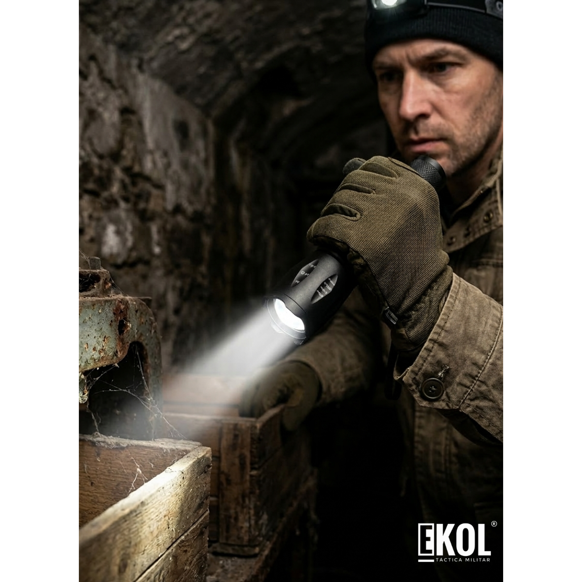 Linterna Led Táctica Recargable Luz Roja 1