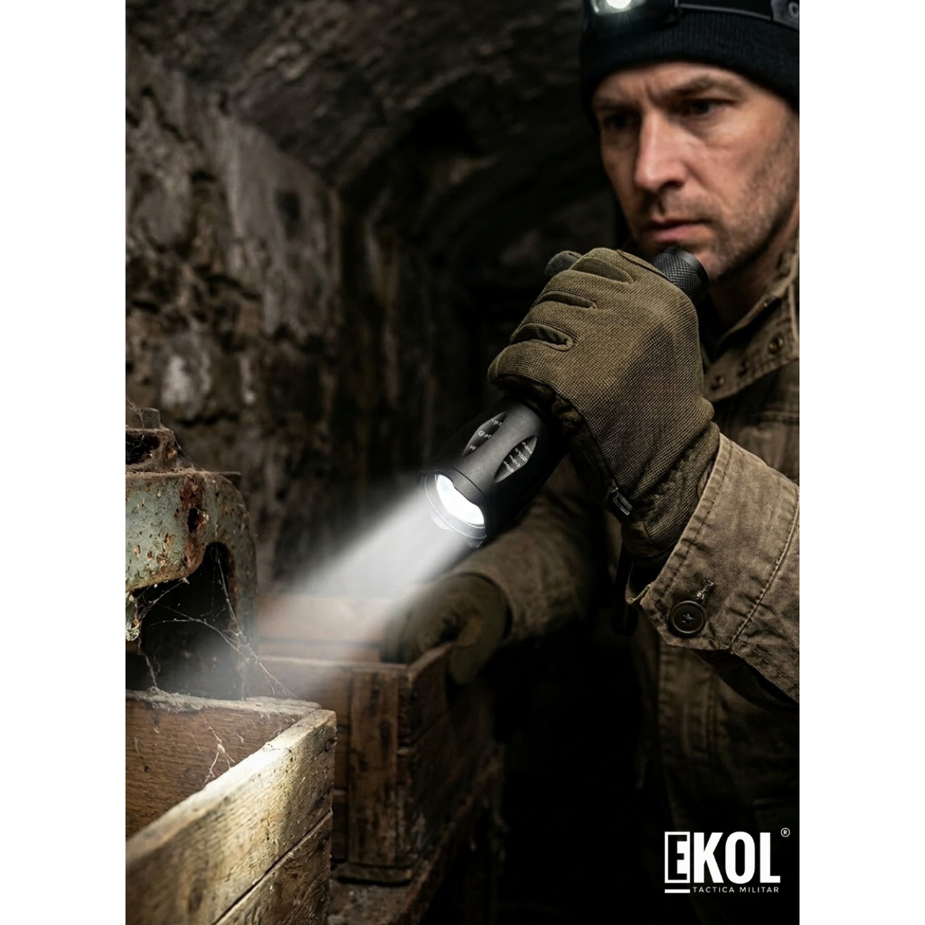 Linterna Led Táctica Recargable Luz Roja 1