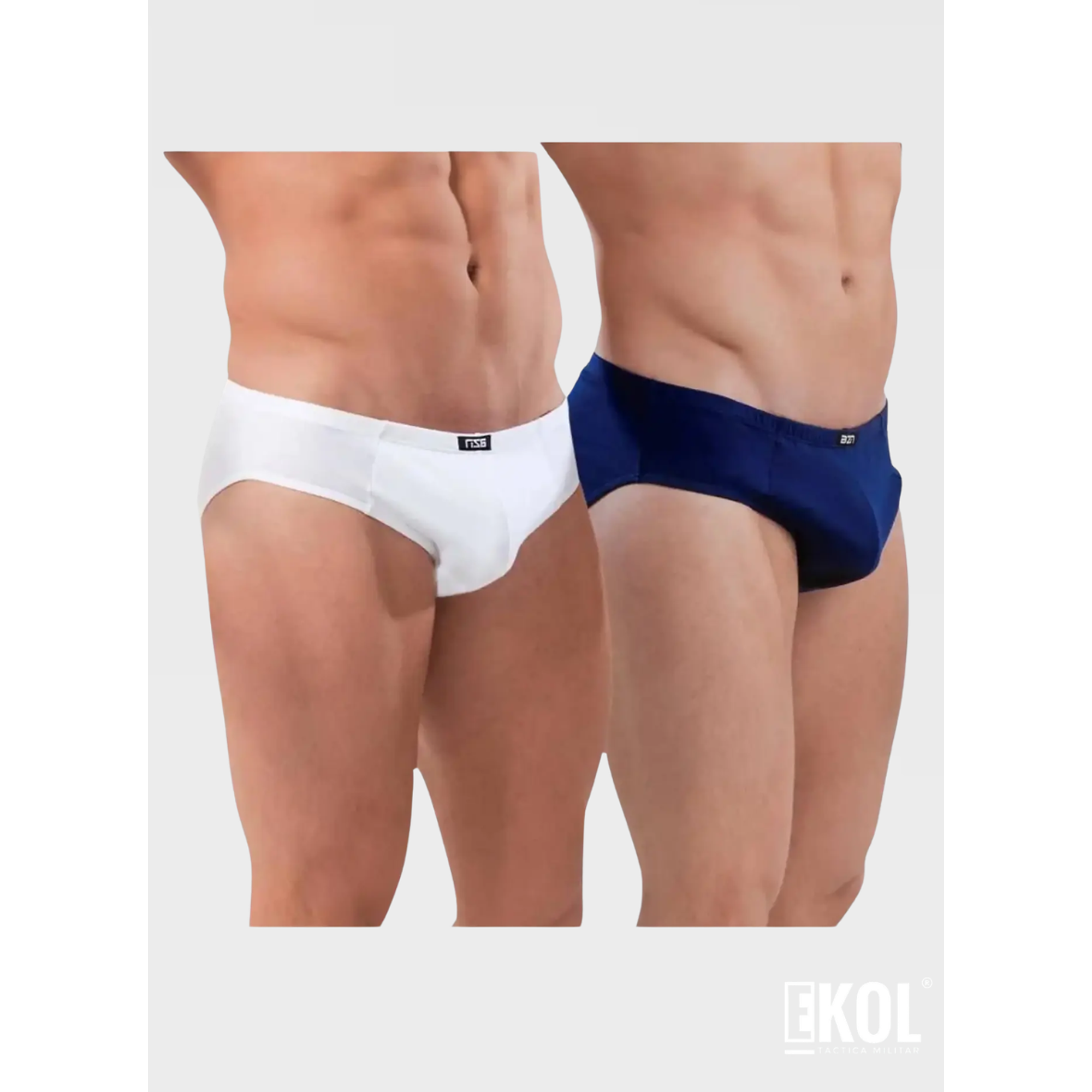 Calzoncillos Slip Bambu Marca Baziano Color Blanco 2