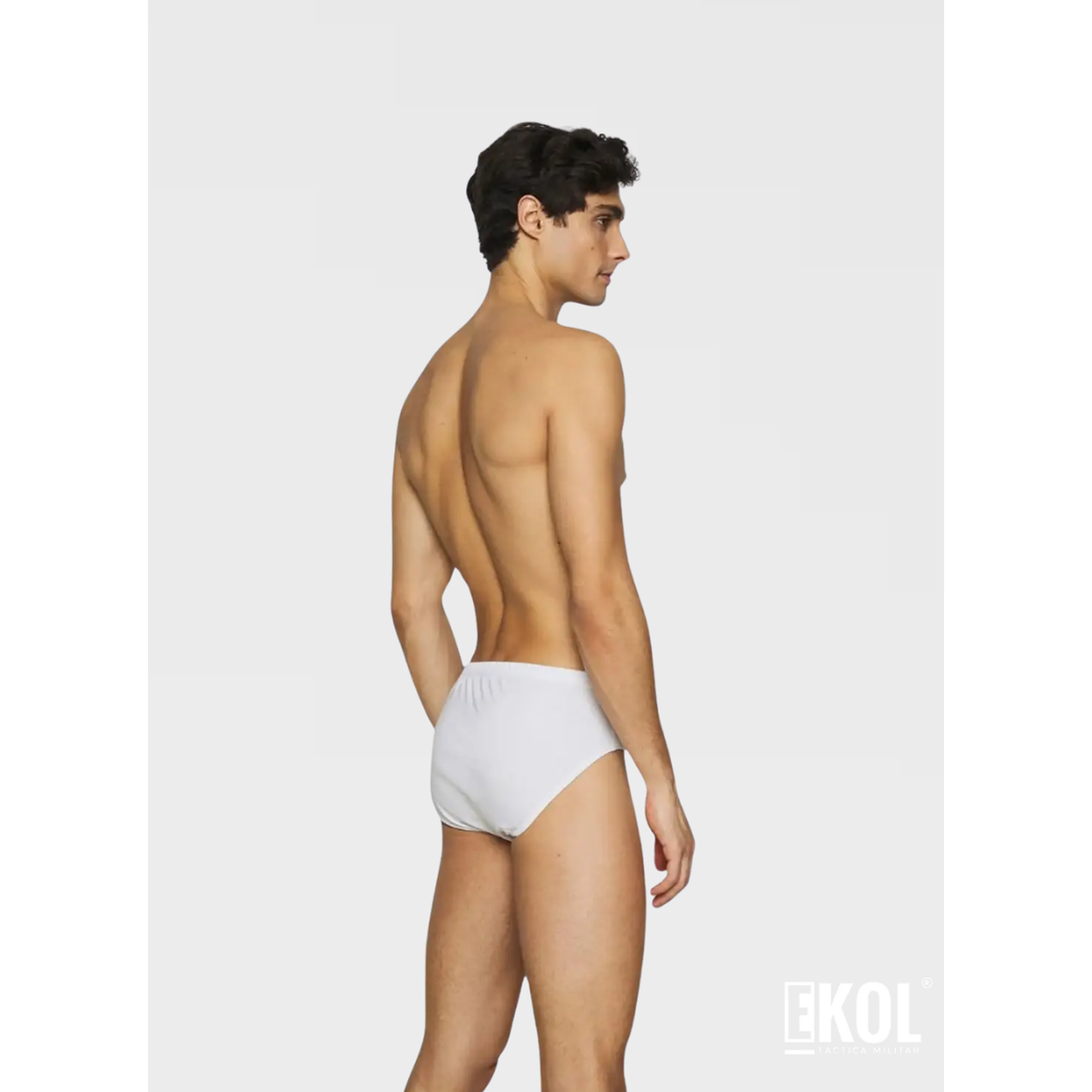 Calzoncillos Slip Bambu Marca Baziano Color Blanco 3