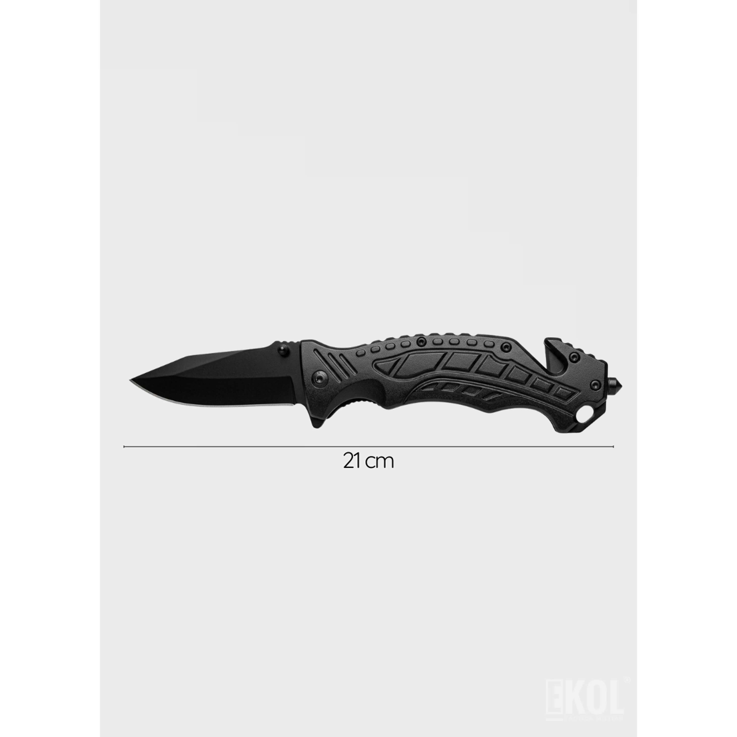 Navaja Táctica Militar Plegable Acero Inoxidable Caza 21 cm 3