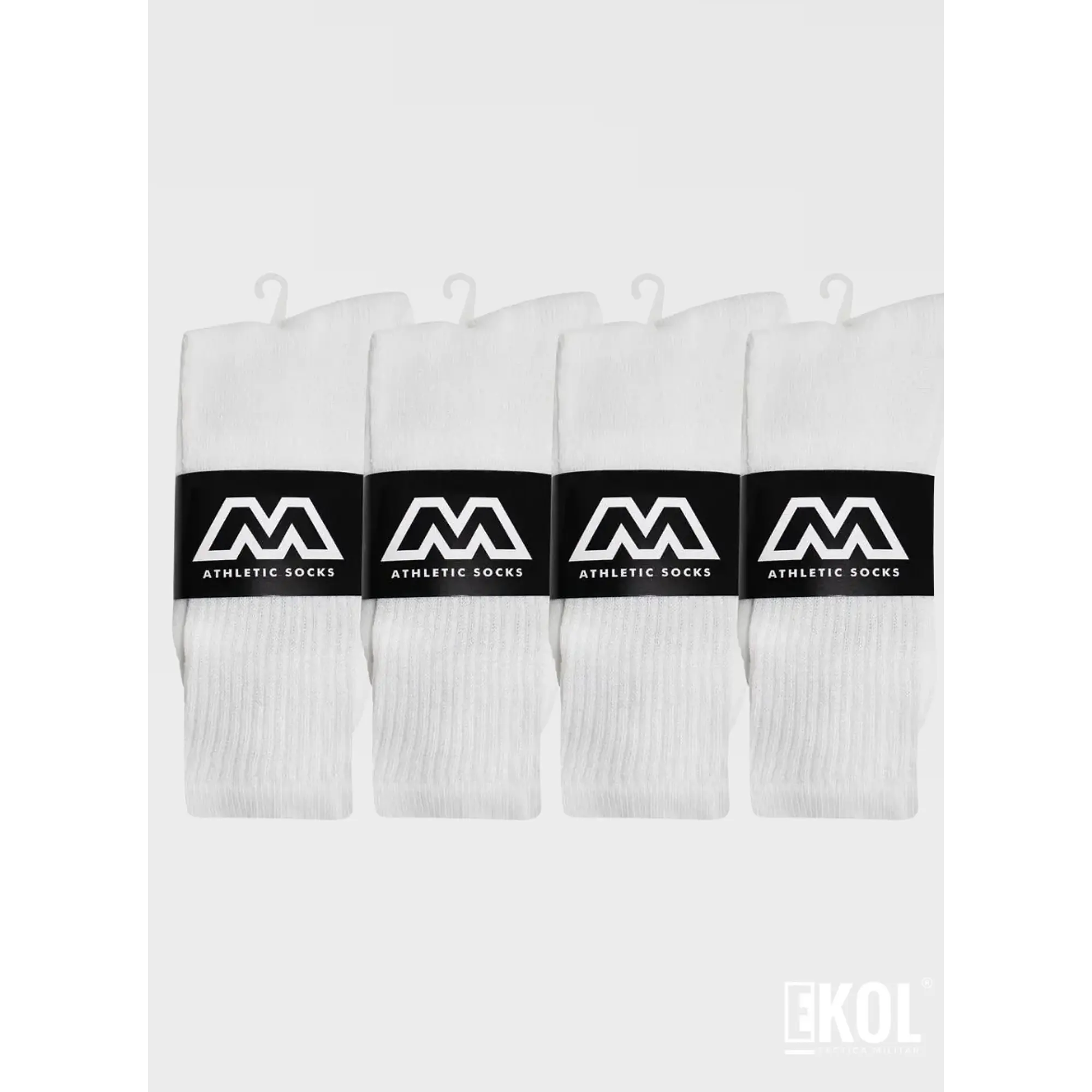 Pack (03) Calcetines Deportivos Basicos Largos Athletic Socks 2