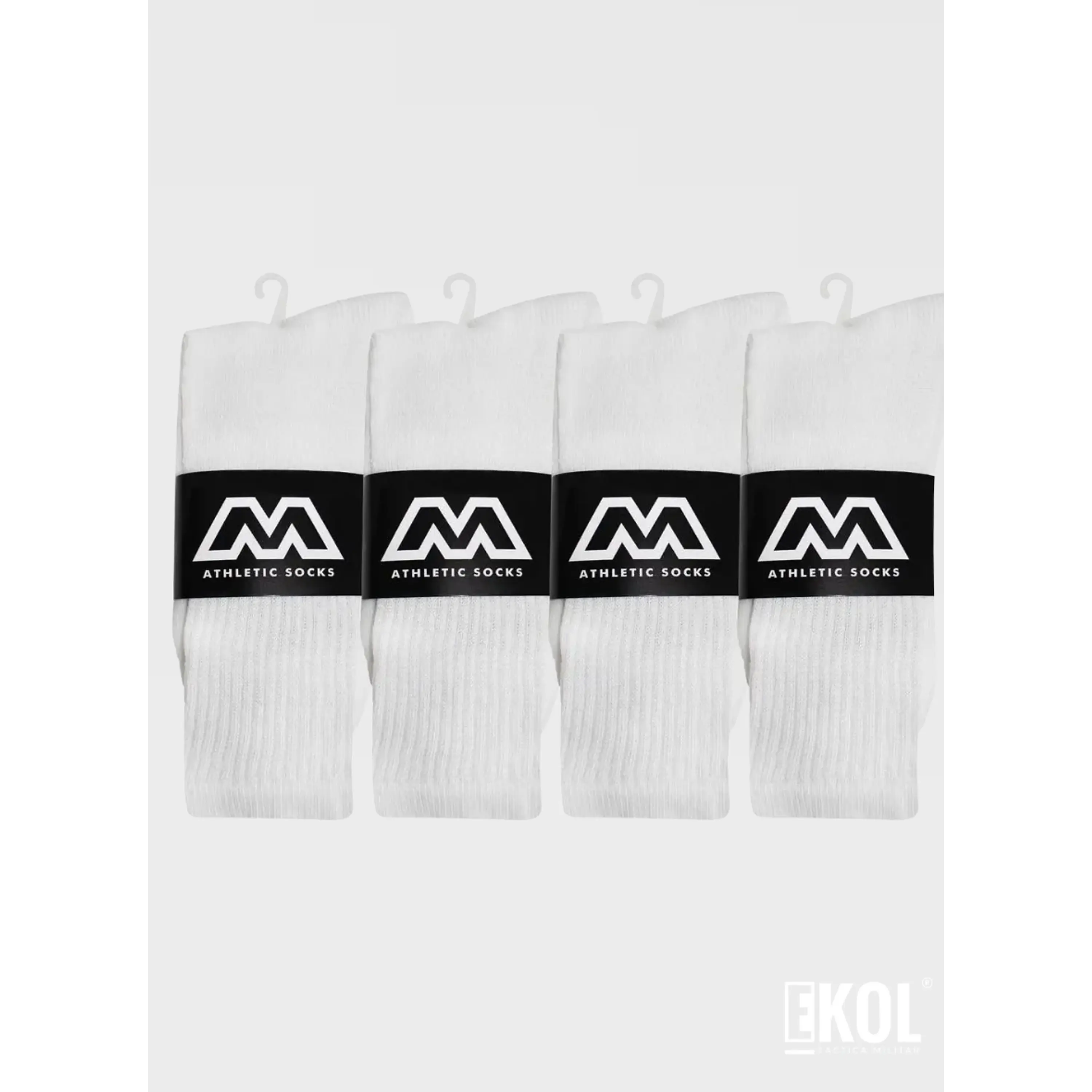 Pack (03) Calcetines Deportivos Basicos Largos Athletic Socks 2