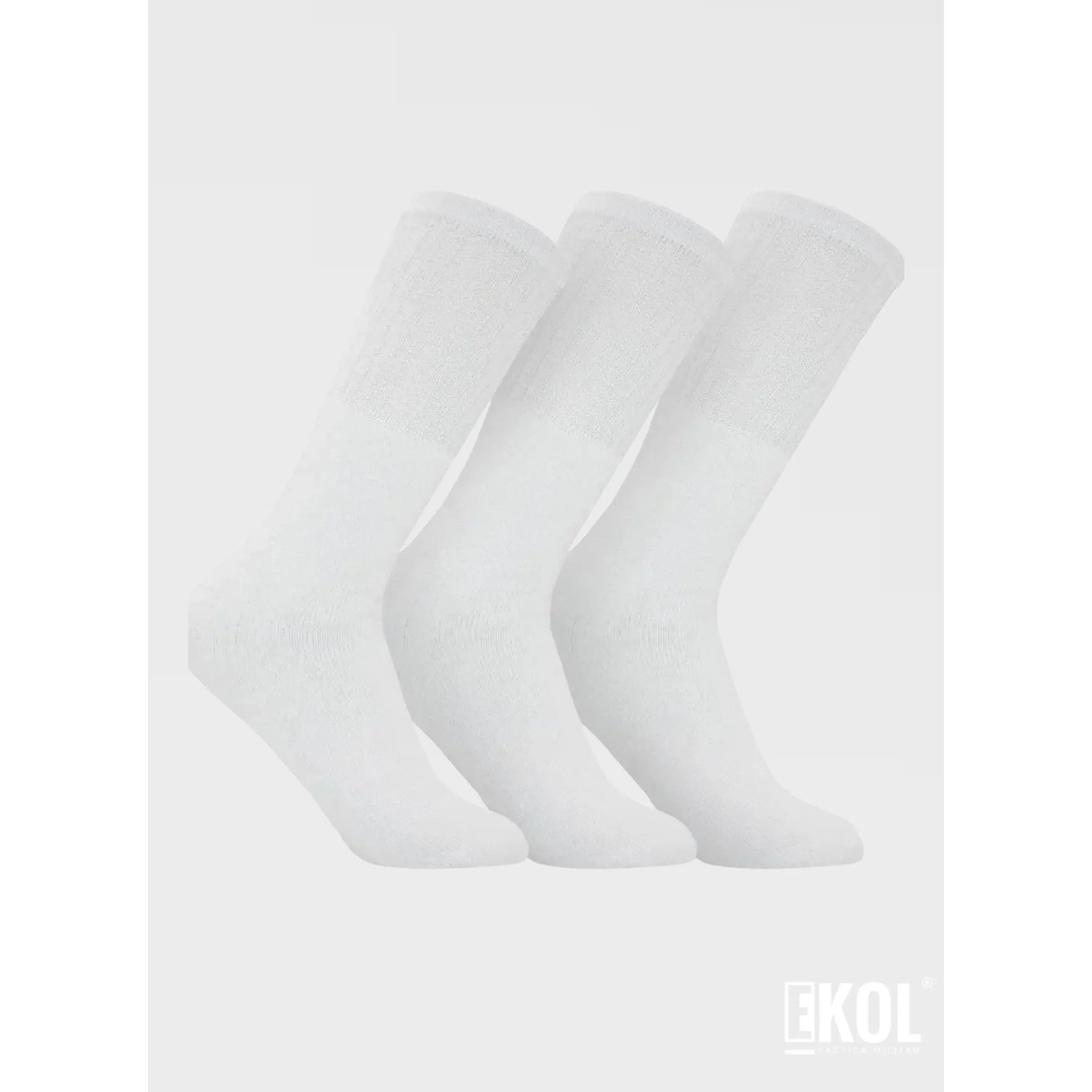 Pack (03) Calcetines Deportivos Basicos Largos Athletic Socks 4