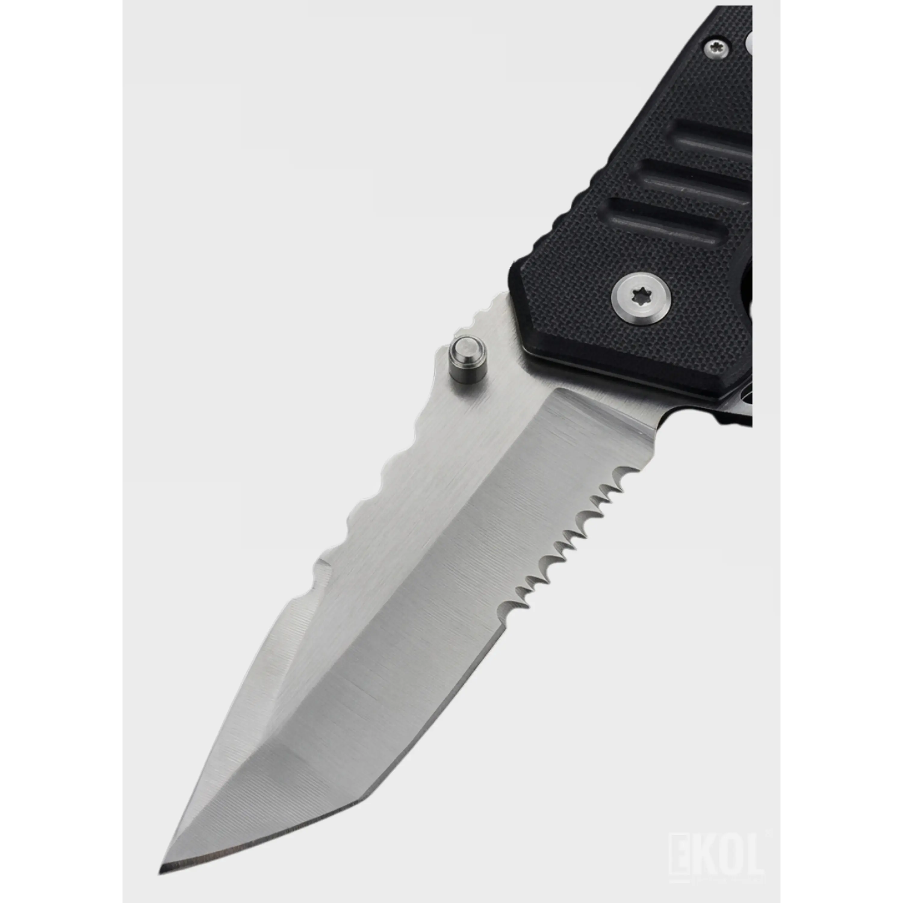 Navaja Táctica Militar 13cm - Cortapluma con Rompe Vidrio y Clip 6