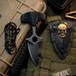 Cuchillo Táctico Militar Full Tang Calavera - Acero 15cm + Funda - Miniatura 1