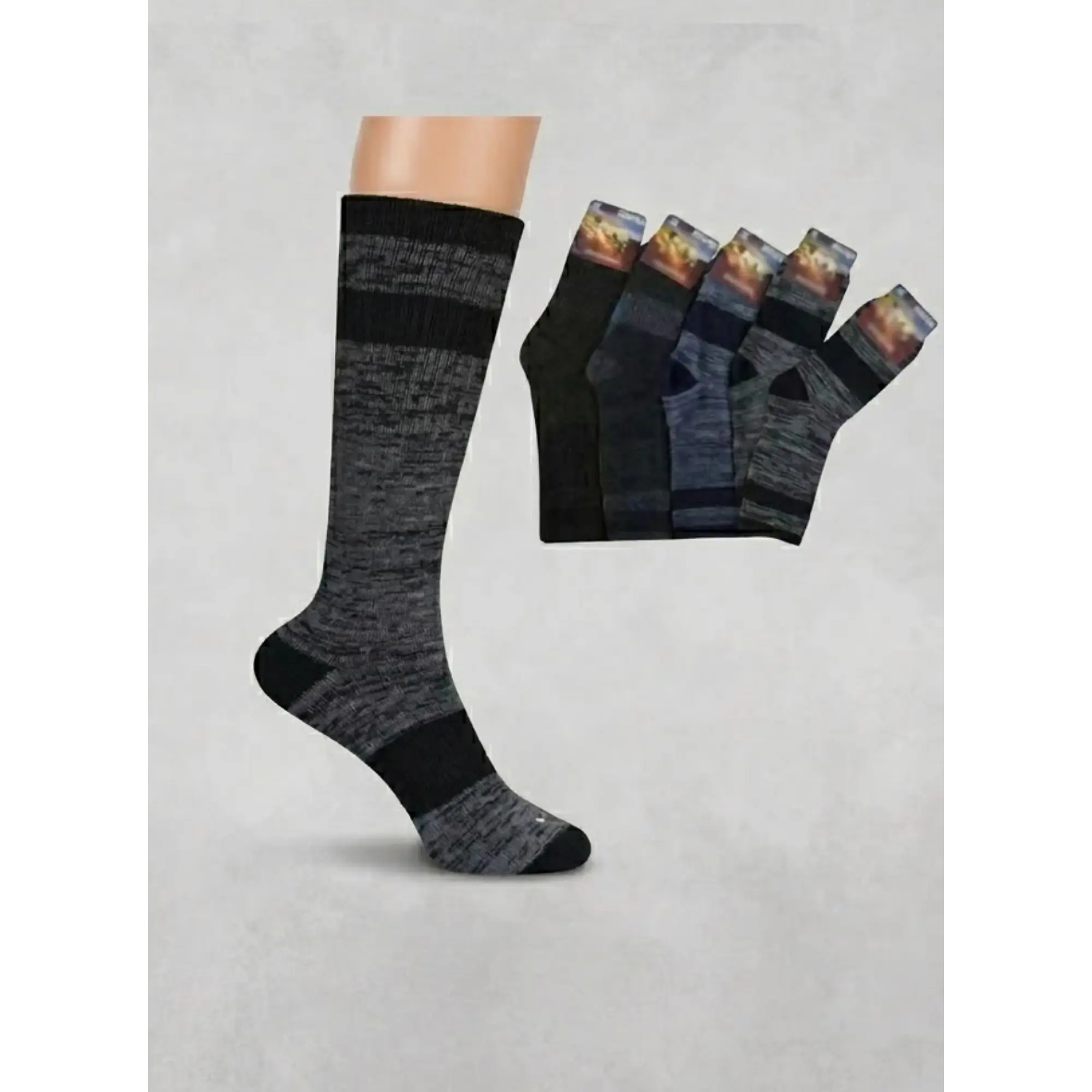 Calcetines Invierno Largos Algodón Comodos Milano  1