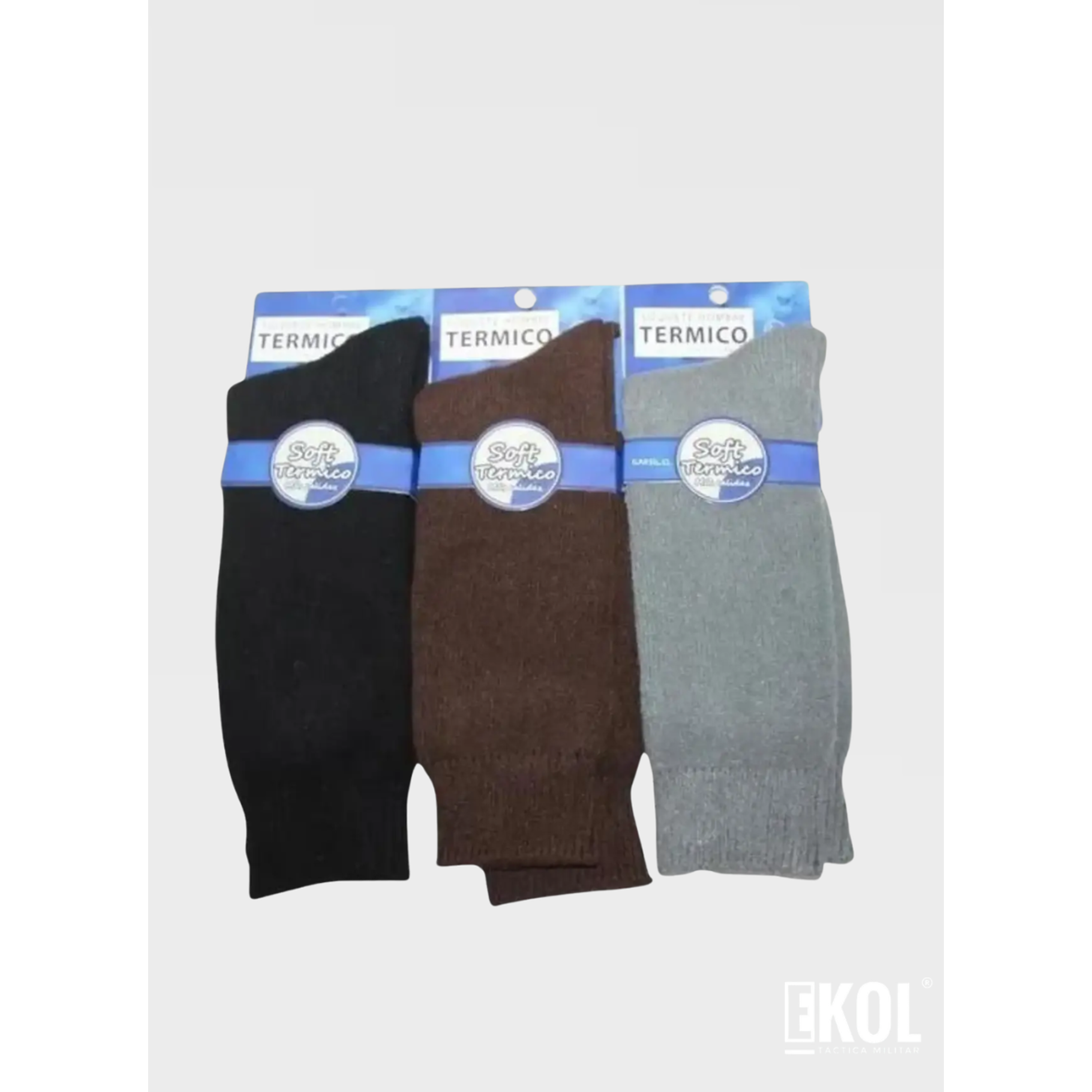  Calcetines Par Soft Térmicos Hombres  Sin Costura 2