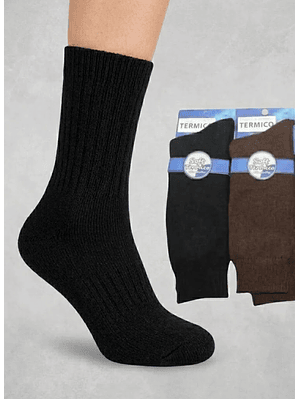  Calcetines Par Soft Térmicos Hombres  Sin Costura